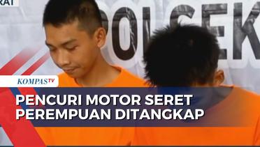 Polisi Tangkap 2 Pencuri Motor Seret Perempuan di Bekasi