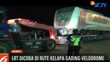2 Gerbong LRT Tiba di Pelabuhan Tanjung Priok – Liputan6 malam