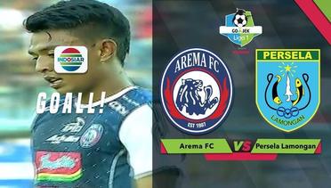 Goal Dedik Setiawan - Arema FC (1) vs Persela (0) | Go-Jek Liga 1 bersama Bukalapak