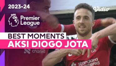 Aksi Diogo Jota | Fulham vs Liverpool | Premier League 2023/24