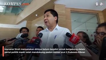 Tinggalkan PDI-P dan Dukung Prabowo, Maruarar Belum Berpikir Gabung Parpol