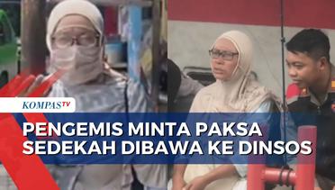 Sempat Viral Karena Minta Paksa Sedekah, Ibu Paruh Baya ini Dibawa ke Dinsos Kota Bogor