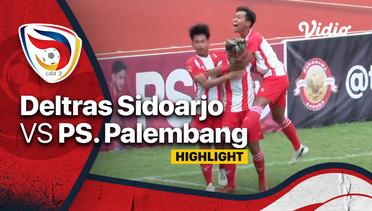 Highlight - Deltras Sidoarjo vs PS. Palembang | Liga 3 Nasional 2021/22