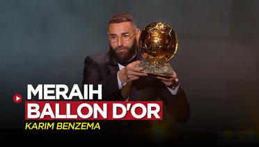 Raih Ballon d'Or, Karim Benzema Ungkap Zinedine Zidane dan Ronaldo Jadi Panutan