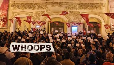 WHOOPS: Warga Tunisia Lakukan Aksi Protes Terhadap Terorisme