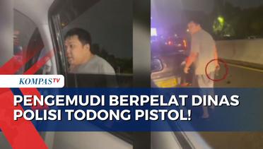 Pengemudi Berpelat Dinas Todong Pistol ke Taksi Online, Polisi: Pelat Palsu!
