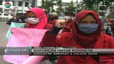 Mahasiswa di Medan, Sumatera Utara, Galang Dana untuk Pengungsi Rohingya - Fokus Pagi