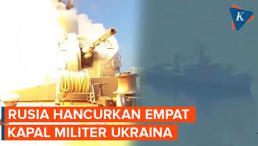 Rusia Hancurkan 4 Kapal Militer yang Bawa 50 Pasukan Khusus Ukraina di Laut Hitam
