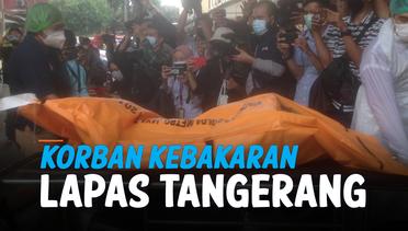 Kedatangan Jenazah Korban Kebakaran Lapas Tangerang di RS Polri