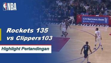 NBA I Cuplikan Pertandingan : Rockets 135 vs Clippers 103