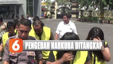 Polisi Tangkap 6 Pengedar Narkoba di Surabaya