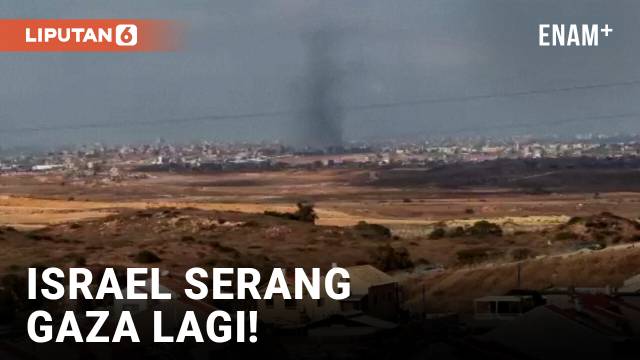 Asap Hitam Kembali Terlihat Usai Israel Serang Palestina