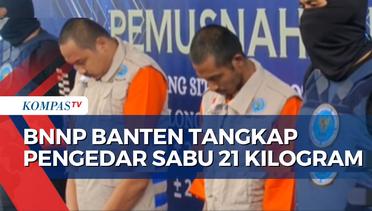 Detik-Detik BNNP Banten Tangkap 2 Kurir Narkoba