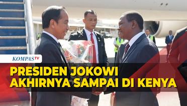 Presiden Jokowi Akhirnya Sampai di Kenya Usai 8 Jam Penerbangan dari Medan