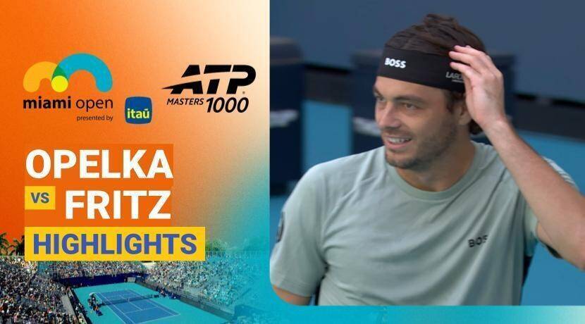 Reilly Opelka vs Taylor Fritz - Round 3 (Stadium) | ATP 1000: Miami Open Presented by Itau 2026