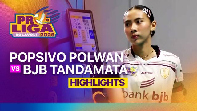 Putri: Jakarta Popsivo Polwan vs Bandung BJB Tandamata - Highlight | Proliga 2026