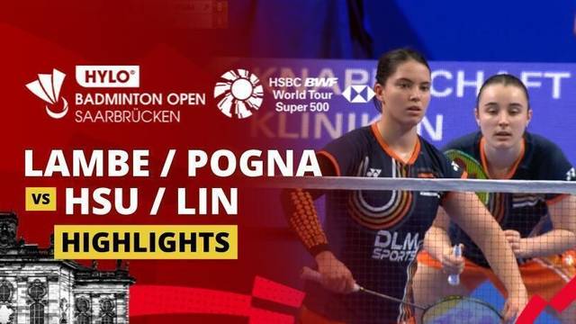 Margot Lambert/Camille Pogante (FRA) vs Hsu Yin-Hui/Lin Jhih Yun (TPE) - Highlight | HYLO Open 2025