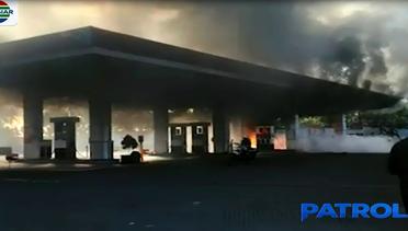 Kebakaran Sepeda Motor di SPBU Malang, Buat Pegawai dan Pelanggan Panik – Patroli Siang