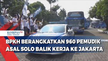 BPKH Berangkatkan 960 Pemudik Asal Solo Balik Kerja ke Jakarta
