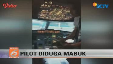 Detik-Detik Pilot Mabuk Dipaksa Turun - Liputan 6 Pagi
