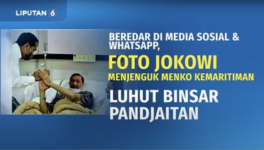 Cek Fakta: Beredar Foto Jokowi Jenguk Luhut di Rumah Sakit, Ternyata Hanya Editan | Liputan 6