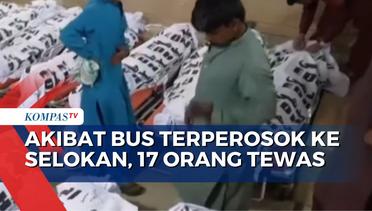 Bus Peziarah di Pakistan Terperosok ke Selokan Sebabkan 17 Orang Tewas