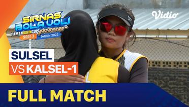 Full Match | Semifinal 1 - Putri: Sulsel vs Kalsel 1 | Sirkuit Voli Pantai Nasional Seri III 2022