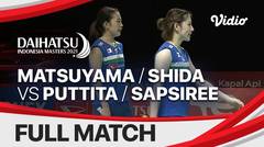 Full Match | Nami Matsuyama/Chiharu Shida (JPN) vs Puttita Supajirakul/Sapsiree Taerattanachai (THA) | Daihatsu Indonesia Masters 2021