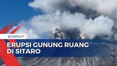 Erupsi Gunung Ruang di Sitaro, Sulawesi Utara