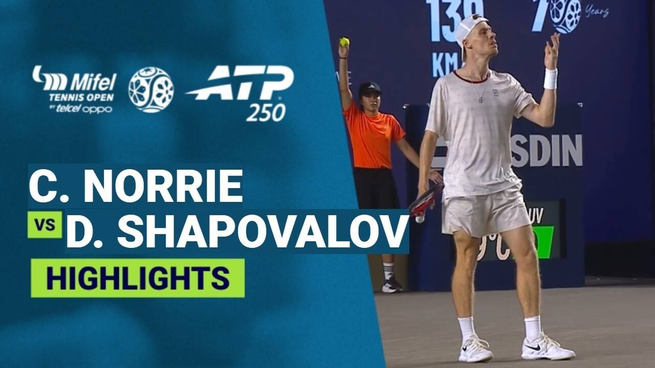 Cameron Norrie vs Denis Shapovalov - Semifinal | ATP 250: Mifel Tennis Open by Telcel Oppo 2026