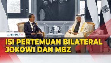 Jokowi Sampaikan Hal Ini Saat Bertemu Presiden MBZ di Abu Dhabi