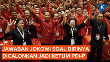 Jokowi Jawab Isu soal Dirinya Dicalonkan Jadi Ketum PDI-P