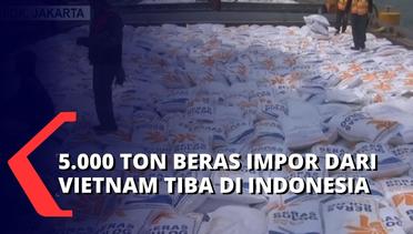 Datang Secara Bertahap, 5 Ribu dari 500 Ribu Ton Beras Impor Tiba di Pelabuhan Tanjung Priok