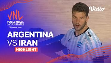 Match Highlights | Argentina vs Iran | Men's Volleyball Nations League 2023