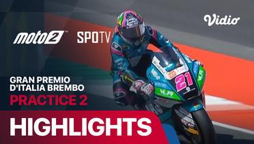 MotoGP 2024 Round 7 - Gran Premio d'Italia Brembo Moto2: Practice 2 - Highlights | MotoGP 2024