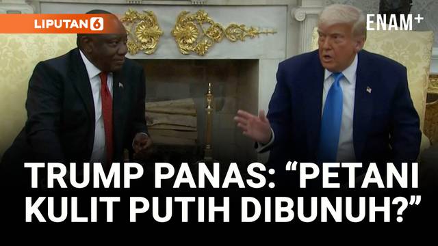 Trump Konfrontasi Ramaphosa: “Petani Kulit Putih Dibunuh?”