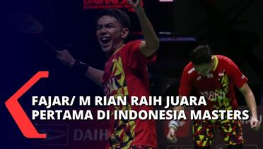 Bangga, Ganda Putra Fajar/M Rian Raih Kemenangan Pertama di Indonesia Masters 2022!