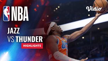 Utah Jazz vs Oklahoma City Thunder - Highlight | NBA Regular Season 2023/24