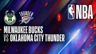Milwaukee Bucks vs Oklahoma City Thunder - Full Match | NBA Regular Season 2023/24