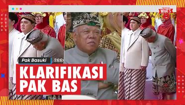 Akhirnya Pak Basuki Menteri PUPR Klarifikasi - Ini Alasan Singkap Baju Erick Thohir