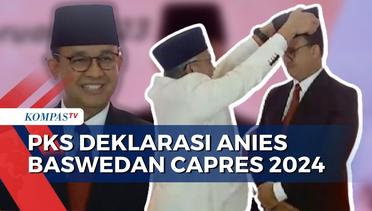 Momen Presiden PKS Pasang Peci ke Anies, Simbol Penetapan Anies Bakal Capres 2024!
