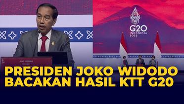 [FULL] Jokowi Sampaikan Hasil KTT G20: Meski Alot, Pemimpin Negara Sepakati Hasil Deklarasi