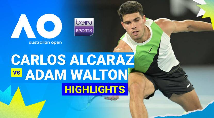 Carlos Alcaraz (ESP) vs Adam Walton (AUS) - Men's Singles Round 1 | Australian Open 2026