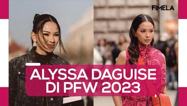 Supermodel Alyssa Daguise untuk Show Givenchy dan Hermes