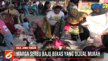 Warga Solo Berebut Bazar Pasar Baju Murah - Liputan6 Petang Terkini