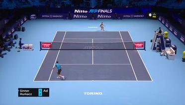 Match Highlight | Jannik Sinner vs Hubert Hurkacz | Nitto ATP Finals 2021