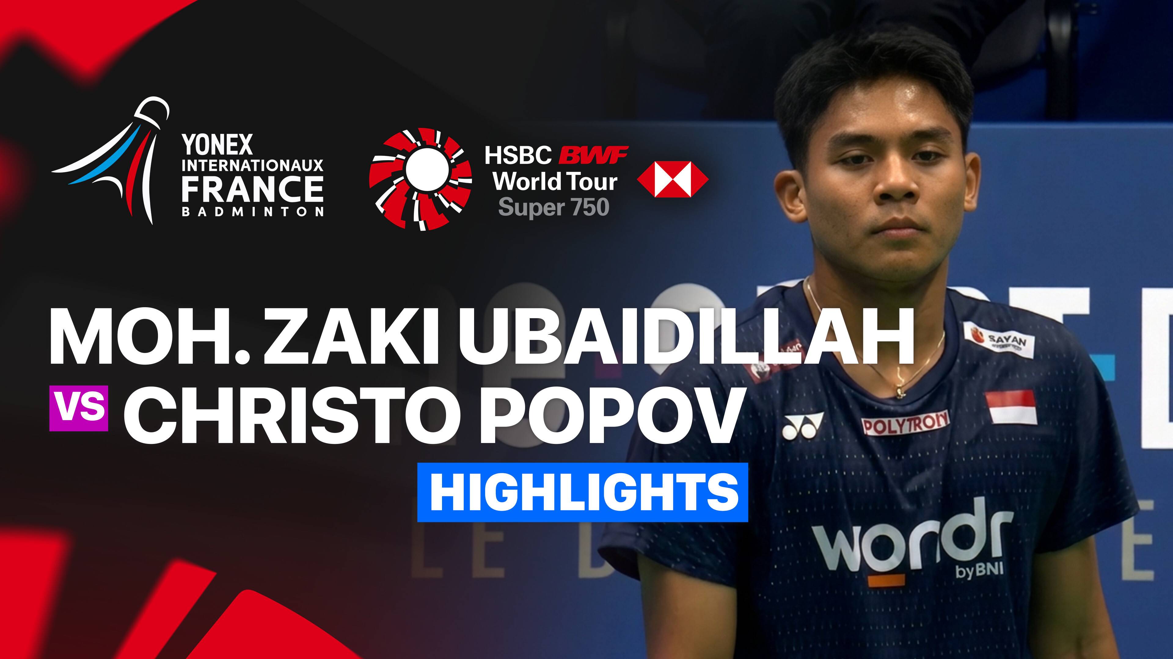 Moh. Zaki Ubaidillah (INA) vs Christo Popov (FRA) - Men's Singles Final | YONEX French Open 2026