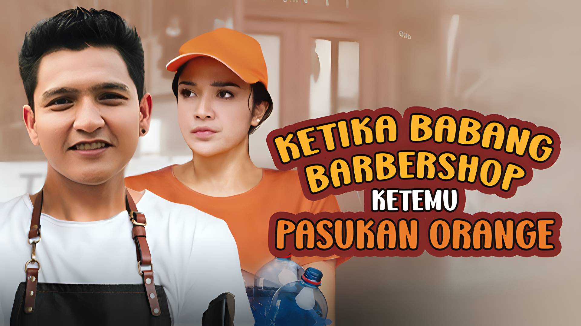 Ketika Babang Barbershop Ketemu Pasukan Orange