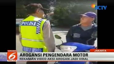 Viral, Polisi Tua Dimarahi Pengendara Sepeda Motor - Liputan6 Malam