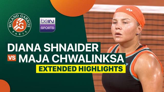 Diana Shnaider vs Maja Chwalinksa - Extended Highlight | Roland Garros 2026